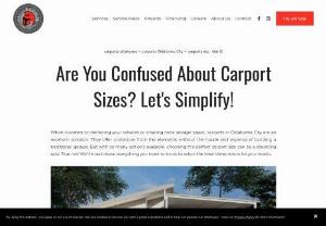 Are You Confused About Carport Sizes? Let&#039;s Simplify! - Find out the key factors for selecting the ideal carport size, usage requirements, and more. Safeguard your vehicles with quality carports in OKC.