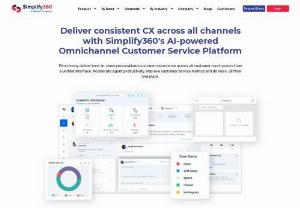 Omnichannel Customer Support & Care Platform | Omnichannel Customer Service | Simplify360 - Seamlessly monitor & respond to customer queries across all channels from one place using Simplify360's AI-powered omnichannel customer support & care platform. Delight agents and customers with omnichannel customer service!