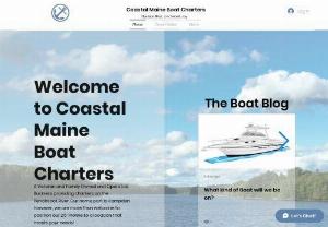 Coastal Maine Boat Charters - At Coastal Maine Boat Charters we offer scenic cruises,  fishing trips, and private charters down the Penobscot River.