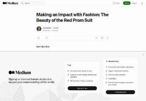 Making an Impact with Fashion: The Beauty of the Red Prom Suit - A significant event, prom night signifies the conclusion of years of dedication and academic success. It&rsquo;s an occasion to rejoice with loved ones, forge enduring memories, and, of course, make a fashion statement.