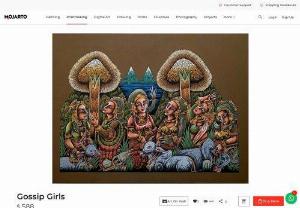 Authentic Thota Vaikuntam Paintings Online at Mojarto Art Hub - Are you passionate about Thota Vaikuntam&#039;s artworks? Elevate your art collection with authentic Thota Vaikuntam paintings online at Mojarto Art Hub. Explore a diverse range of original paintings and artworks by emerging Indian artists and popular artists. Find exquisite art pieces for your living room decor and experience the cultural richness of Indian art. Secure your investment in timeless masterpieces today.