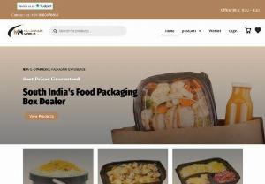 South India's Food Packaging Box Dealer - Discover a wide range of food packaging solutions at Millennium World. We offer dealer prices on everything from plastic containers to paper and bagasse products. Our premium packaging options safeguard food quality and ensure customer satisfaction.