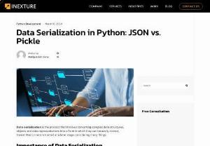 Data Serialization in Python: JSON vs. Pickle - Explore data serialization in Python with a comparison of JSON and Pickle. Discover their differences in human-readability, security, interoperability, and use cases.