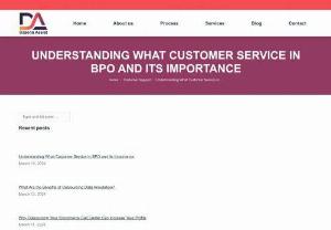 Understanding What Customer Service in BPO and Its Importance - Learn About Understanding customer service in BPO is super important for businesses. It's all about getting expert help to handle customer support tasks efficiently. BPO customer service ensures that clients get quick and effective assistance, which keeps them happy and coming back. It's like having a dedicated team solely focused on keeping your customers satisfied. That's why grasping the importance of BPO customer service can really boost your business. For...