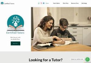 Certified Tutors - Certified Tutors offers personalized services for matching students with certified teachers, and a complimentary trial session to ensure it’s a good match.