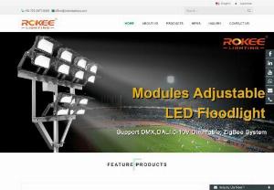 Top 5 LED Sports Lighting Manufacturer - ROKEE LIGHTING Co., Lt is an ISO9001 certified professional LED&SOLAR lighting manufacturer and exporter Since 2008.  The main products are  LED Sports Light ,  LED Highbay Light , LED Floodlight  LED/Solar Street Light LED Canopy light LED ex-proof light and relative Industrial Lights.  With integrated R&D, manufacturing, selling and service systems, ROKEE is engaged in providing high-quality and good-performance LED products and solution for all customers including...