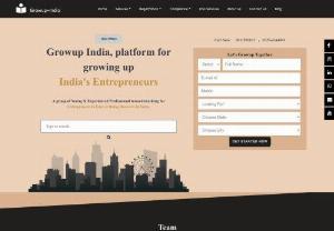 Company Registration, Digital Signature And Platform For growing up India's Entrepreneurs - Growup India - Growup India is a leading platform for growing up India's Entrepreneurs providing Private limited Company Registration ,NGO Registration,trust registrstion, Digital Signature etc. Growup India, platform for growing up India's Entrepreneurs A group of Young & Experienced Professional towards working for Entrepreneur to Ease of Doing Business In India.