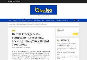 Dental Emergencies: Symptoms, Causes and Seeking Emergency Dental Treatment - Most people have experienced some kind of dental emergency at one point or another—often from issues like a painful toothache, chipped tooth, swollen gums or lost filling.