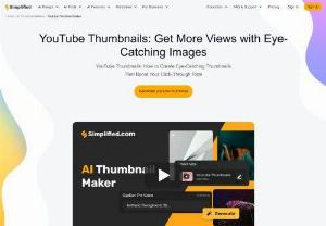 Thumbnify: Revolutionize Your YouTube Thumbnails with AI - Revolutionize your YouTube channel's visual appeal with our AI YouTube Thumbnail Maker. Powered by advanced algorithms, our tool suggests eye-catching thumbnail options tailored to your video content, ensuring maximum viewer engagement from the moment they lay eyes on your videos.