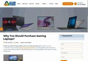 Screenshot of Why Purchase Gaming Laptops?