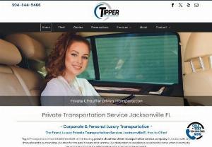 JAX Airport Chauffeur Transportation - Tipper Transportation is your premier destination for private black car service and JAX Airport chauffeur transportation service in Jacksonville, Florida. Whether you're arriving at Jacksonville International Airport (JAX) or need transportation around the city, we're here to provide you with a luxurious and reliable experience. Our private black car service offers comfort and style for any occasion, while our chauffeur car service to and from JAX Airport ensures a...