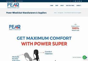 Power Wheelchair Manufacturers & Suppliers - Their commitment to quality is evident in their stringent quality control process. From selecting top-grade raw materials to the final assembly, no detail is too small to escape scrutiny. This dedication to quality has propelled Peaar Healtech LLP to become one of India’s foremost power wheelchair manufacturers.