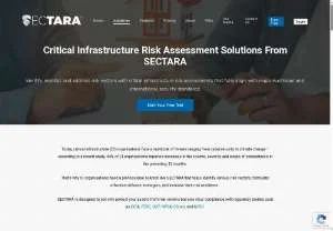 Screenshot of Critical Infrastructure Risk Assessment Services
