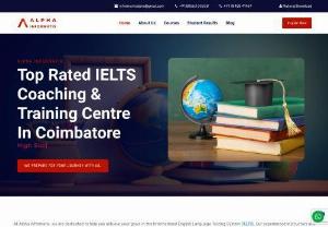 Alpha Informatrix - At Alpha Informatix, we are dedicated to help you achieve your goals in the International English Language Testing System (IELTS). Our experienced instructors and comprehensive study materials will provide you with the necessary tools to excel in all four components of the test.