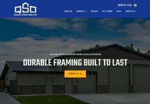 Pole Barn Builder of Post Frame Pole Barns - Quality Structures One - Our Pole Building Contractor and Pole Barn Builders Company provide affordable pole home, sheds, shop buildings & garages in Pasco, Richland and Kennewick in Washington & Oregon State.