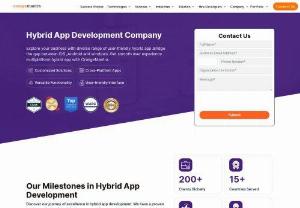 Hybrid app development company - Looking to to develop cross platform hybrid app development for your business .Don't worry Orangemantra is one of the trusted place for you