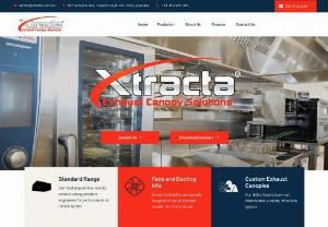 Xtracta Exhaust Canopy Solutions - Xtracta is leading manufacture in the industry of Commercial Kitchen Canopy Hood, we are manufacturing Commercial Exhaust Canopies for nearly 15 years, our models have proven to be cost-effective.