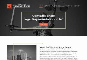 Law Office of Gregory M. Kash - Address: 434 Fayetteville St, #1640, Raleigh, NC 27601, USA || Phone: 919-861-2006