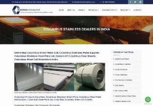 Columbus Stainless Steel Dealers in Mumbai - We are authorized dealers and suppliers of columbus stainless sheets, plate, coils, strip, flat bar, circle, hot rolled plate, cold rolled sheets in Mumbai, India. 