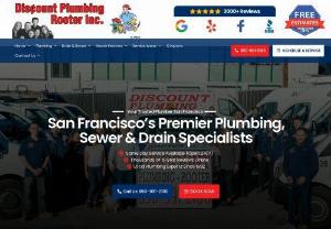 Discount Plumbing Rooter Inc. - Family owned and operated for 30+ years. We provide affordable and quality plumbing service in the Bay Area, with free in-person estimates. Our plumbers do it right the first time! Discount Plumbing Rooter Inc. provides 24 hour emergency plumbing, drain cleaning, water heater, clogged drains, sump pumps, hydro jetting, commercial plumbing, sewer line replacement & installation services in San Mateo, CA. Call now to request a nearby reliable plumber for any type of plumbing...