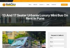 13 and 17 Seater Urbania Luxury Mini Bus on Rent in Pune - Explore the best 13 and 17 seater urbania luxury mini bus on rent in Pune. Affordable, reliable, and comfortable options for your group trips. Book now for a convenient journey.