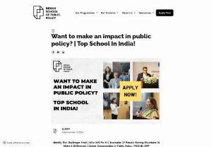 Want to make an impact in public policy? | Top School In India! - Indian School of Public Policy - Discusses the importance of identifying challenges in public policy, showcasing examples of individuals making a difference. It also highlights career opportunities in public policy and promotes enrollment in the PDM program offered by ISPP. The article emphasizes the significance of understanding and engaging in the policy-making process to make a positive impact on society. 