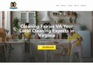 Home cleaning services in Virginia - Welcome to Cleaning Fairies VA, where we transform homes and businesses throughout Virginia into sparkling havens! We’re more than just a cleaning company – a team of passionate individuals dedicated to creating clean, healthy, and happy spaces for our clients.