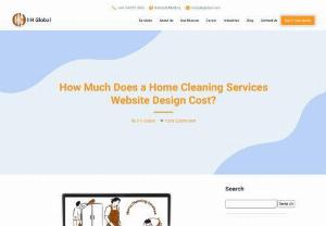 Home Cleaning Services Website Design Cost - Discover the average cost of home cleaning services website design. If you want to develop a professional website for your cleaning services business, Contact IIH Global today.