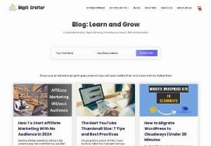 Digit Crafter - Learning hub for Digital Marketing - I’ve created something called “Digit Crafter,” which is like an online school for people who are new to SEO and Digital Marketing.