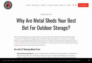 Why Are Metal Sheds Your Best Bet For Outdoor Storage? - As we explore the benefits and intricacies of a popular choice among homeowners and businesses alike, keep in mind that the robust and versatile nature of metal sheds in OKC may just be the answer you're seeking. #metalshedsokc