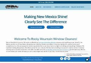 Rocky Mountain Window Cleaners - Window Cleaning Company in Albuquerque, NM || Address: 9932 Academy Knolls Dr NE, Albuquerque, NM 87111, USA || Phone: 505-294-2700  