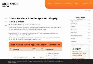 Unleash Sales Potential: 8 Best Product Bundle Apps for Shopify - Product bundling is a powerful strategy for increasing sales and enhancing customer satisfaction in e-commerce. By offering complementary products together at a discounted price, you can entice customers to purchase more and boost your average order value.