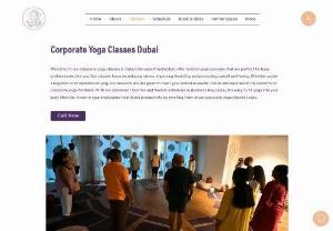 Corporate Yoga Classes - Looking for corporate yoga classes in Dubai's bustling Business Bay area?  Look no further!  Our tailored yoga sessions are designed to meet the needs of busy professionals seeking balance and wellness in the heart of the city.