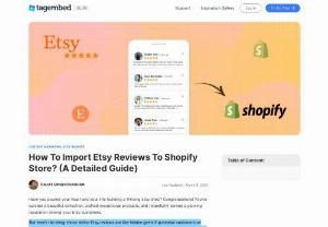 How To Import Etsy Reviews To Shopify Store? - Struggling to build trust in your new Shopify store? Learn how to import Etsy reviews to Shopify and leverage your existing social proof to boost sales!