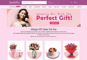 Surprise Your Wife with Romantic Birthday Gifts Ordered Online from OyeGifts - Surprise your beloved wife with unforgettable birthday gifts from OyeGifts. Explore a curated collection of thoughtful presents, from elegant jewelry to luxurious pampering sets, ensuring her day is filled with joy and love.