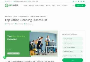 Office Cleaning Duties List - Maintaining a clean and organized office environment is essential for productivity and employee well-being. Find out what are the things need to be done with our simple office cleaning duties list. From dusting and vacuuming to disinfecting surfaces and restocking supplies, each duty is explained clearly. By following this guide, you can efficiently maintain a clean and organized workspace, promoting a healthier and more productive environment for your team.