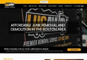 Lug Away Junk Removal - Lug Away Junk Removal & Demolition is a locally-owned, junk/debris removal service that also specializes in demolition. We are proud to service residential and commercial clients in the Greater Boston Area, including Metrowest.