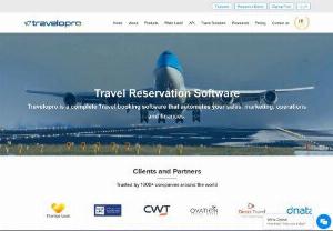 Travel Reservation Software India - Travelopro is advanced Travel Reservation software that combines back office, online booking (B2C) and partner booking (B2B). It is a cloud-based software so you can access it anytime from anywhere. Our travel software provides overall tours and travels administrative tools that help you advance with the changing demand of the present travel business. We help those who are looking for online travel portal development services, B2B & B2C Online Travel Portals.