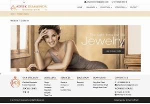 Advik Diamonds: Jewelry Collection - Discover elegance redefined with Advik Diamonds' captivating 