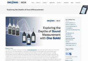 Sound Testing | Sound Level Meter - For more information  Contact us - 9205592194  Visit our website - www.onosokki.co.in
