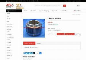 Amada - Clutch Spline (OEM: 74159106), Clutch & Brake | Alternative Parts Inc - Buy Online Clutch Spline (API a1070) - Amada # 74159106 / 821073, Clutch & Brake & other machine replacement parts at 10-70% discounts.