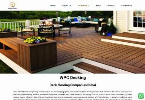 Deck Flooring Companies Dubai - WPC (Wood-Plastic Composite) deck flooring is an increasingly popular and versatile outdoor flooring solution that combines the natural appearance of wood with the durability and low maintenance of plastic materials. WPC deck flooring is commonly used for outdoor decks, patios, balconies, and other exterior spaces, offering a beautiful and functional alternative to traditional wood or composite decking. WPC deck flooring is made by combining wood fibers or sawdust with recycled plastic...