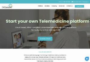 Telemedicine Software - DrCare247 is a cloud-based, HIPAA-compliant, white-label telemedicine software platform with secure video consultation and management system.