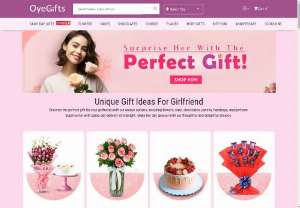 Buy Birthday Gifts For Girlfriend With Midnight Delivery From OyeGifts - Surprise your girlfriend with a thoughtfully curated gifts that shows your love and care towards her. From elegant jewelry to personalized items. So you can buy birthday gifts for girlfriend and make her moment extra special.