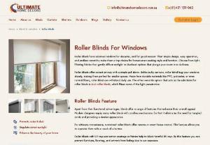 Install Roller Blinds - Ultimate Home Decors - Looking to install brand new roller blinds for window? At Ultimate home decors, we install custom made roller blinds that suits your window decoration. Best price and best quality are few of the benefits on buying our roller blinds.