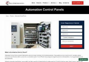 Automation Panel - Automation Control Panel is systems that monitor and control large machinery and industrial processes. These panels serve as a central hub for managing various components and functions within a production or automation system. Control Panels help manage and regulate processes and operations, ensuring good performance and productivity.