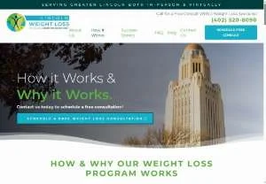 Screenshot of Lincoln Weight Loss Programs