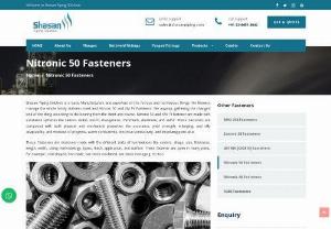 Nitronic 50 Fasteners Exporters In India - Shasan Piping Solution is a basic Manufacturers and exporters of the ferrous and nonferrous things. We likewise manage the whole family stainless steel and Nitronic 50 and XM 19 Fasteners. We anyway, gathering the changed kind of the thing according to the bearing from the client and course. Nitronic 50 and XM 19 fastener are made with substance sytheses like carbon, nickel, silicon, manganese, chromium, aluminum, and sulfur.