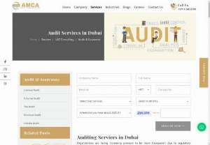 Top Auditing Service In Dubai, UAE- AMCA Auditing - Looking for a reliable and experienced chartered accountant firm in the UAE? Look no further than AMCA Auditing! With over 15 years of experience in audit and assurance, accounting and bookkeeping, trademark registration in the UAE, and company deregistration, our team of certified internal auditors is here to help you with all your outsourcing needs. Contact us today to learn more about how we can help your business succeed!