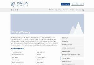 Physical Therapy New Windsor NY - At Avalon, we provide our patients with access to an accredited team of experienced and trained physical therapists who will diagnose and treat ailments.